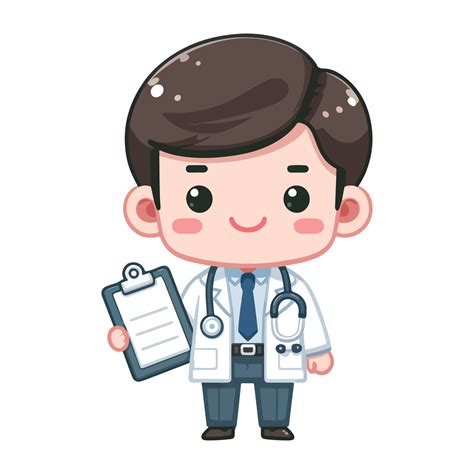 Cute Doctor Icon Character 45739847 Png