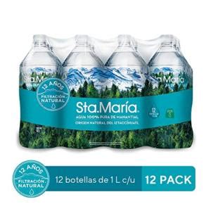 Agua Pura De Manantial Natural Sta Mar A Mililitros Paquete