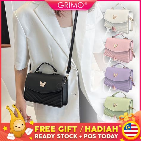 Ready Stock💖 Grimo Metamorphofly Sling Bag Womens Beg Tangan Shoulder