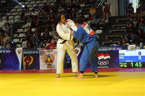 Kejurnas Judo KASAD Cup XIV 2023 Loloskan 6 Pejudo Banten Juara Umum