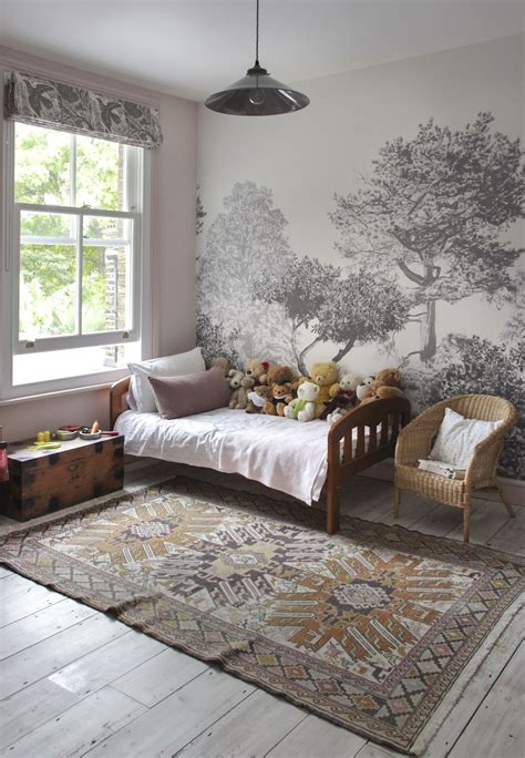 Grey Tree Mural Wallpaper Mural Wall