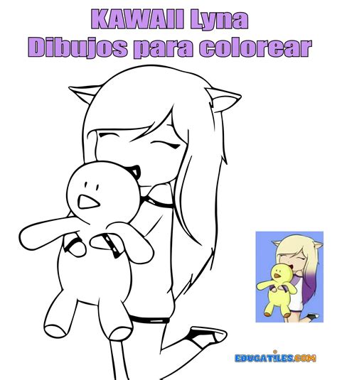 Kawaii Lyna Dibujos Para Colorear Cuentos Infantiles Para Dormir Y