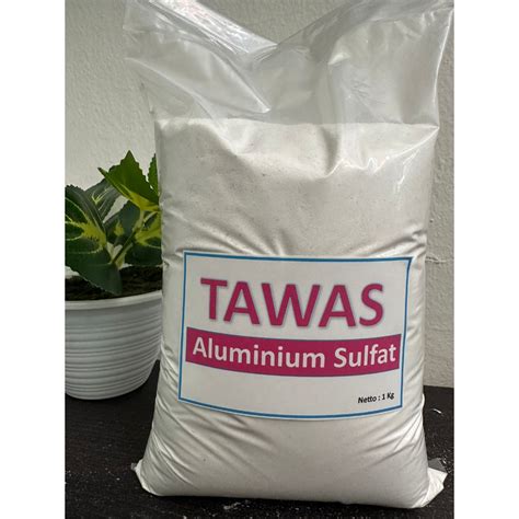 Jual Tawas Bubuk Aluminium Sulfate Powder Penjernih Air Kemasan