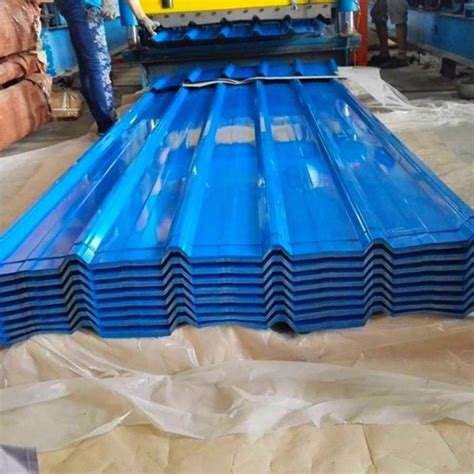 Mm Thick Ppgi Roofing Sheet Galvanized Corrugated Passivation Treatment