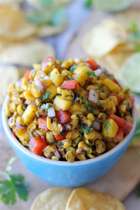 Grilled Corn Mango Salsa Damn Delicious