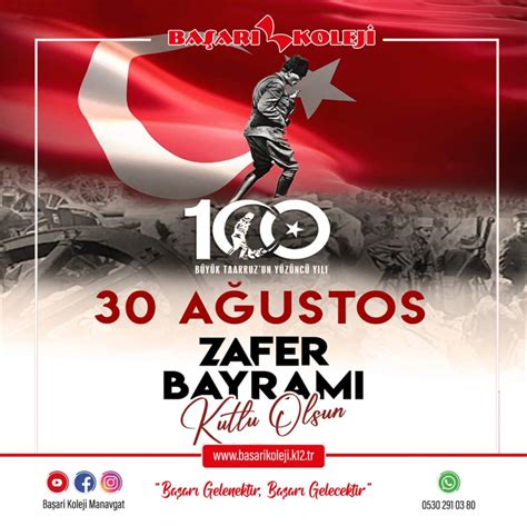 30 Ağustos Zafer Bayramımızın 100 Yılı Kutlu Olsun