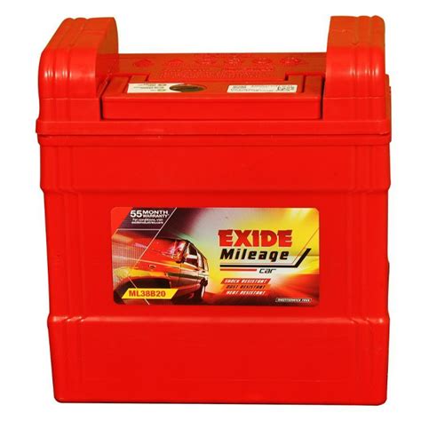 Buy Exide Mileage ML38B20R Car Battery 35Ah At Best Price