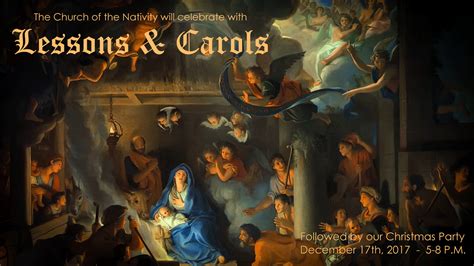 Lessons and Carols – Catholic Church of the Nativity