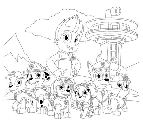 Printable PAW Patrol Ryder