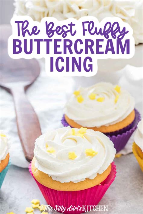 The Best Fluffy Buttercream Frosting Recipe Breakfast Recipes Sweet Yummy Desserts Easy