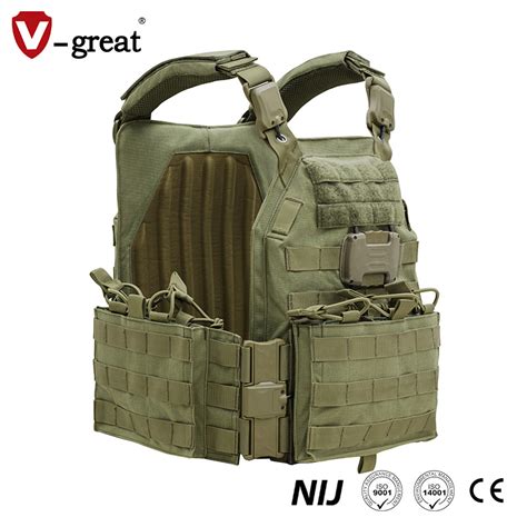 Adjustable Military Tactical Gear Reinforced Plate Carrier Body Armoy