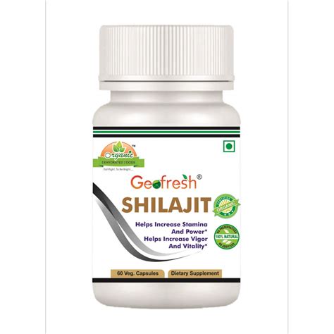 Shilajit Capsule Geofresh Products Online Ayurvedmart