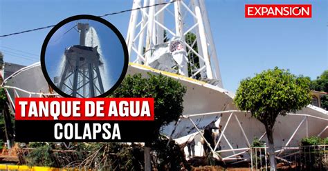 Un Tanque Con Agua Colapsa En Texmelucan Puebla Y Deja 2 Muertos