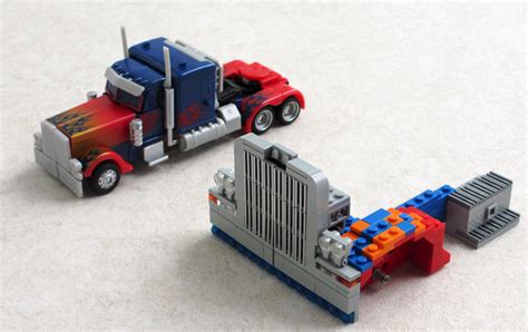 This transforming Optimus Prime LEGO build might be one of the most impressive yet