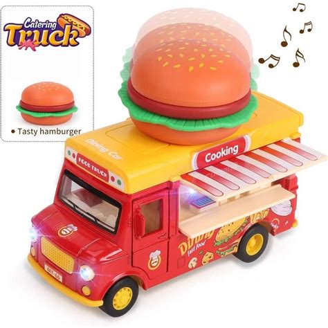 136 Toys Wheels On Meals Food Truck Dining Car Mobile Canteen Hot Dog