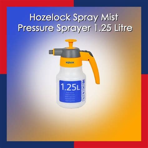 Hozelock Spray Mist Pressure Sprayer Litre The Spraymist Sprayer