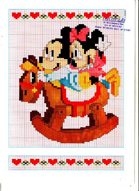 Baby Minnie E Topolino Sul Cavallo Di Legno Magiedifilo It Punto