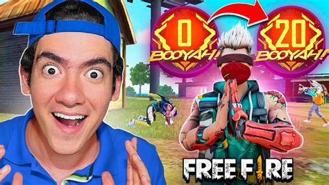 En Busca De La Mayor Racha De Booyahs En Free Fire Thedonato Youtube