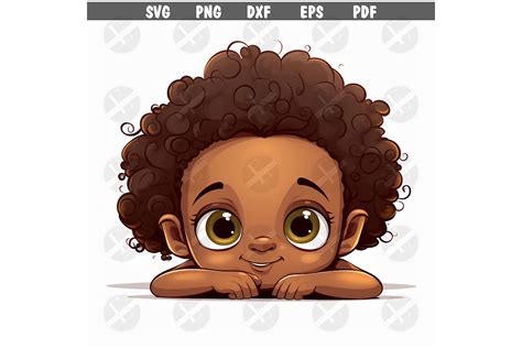 African American Baby Boy Hazel Eyes Graphic By EpicDigitalArtStudio