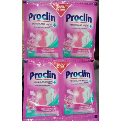 Jual Proclin Warna Renceng Isi Sachet Shopee Indonesia