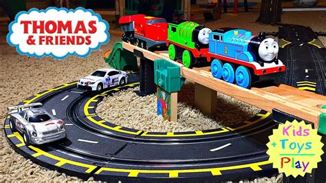 Thomas And Friends Playtime Fast Lane Slot Cars Racing With Thomas