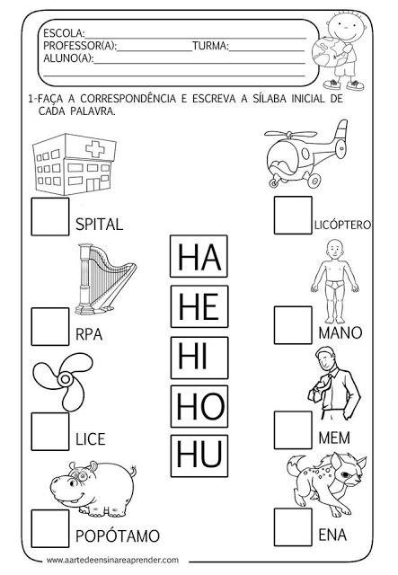 Pin Em Atividade De Alfabetização 57a