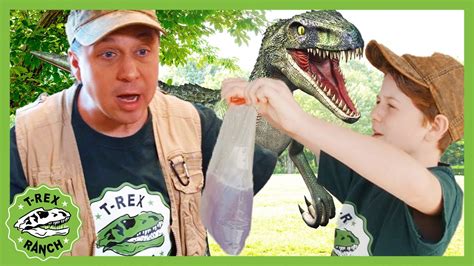 T Rex Ranch Diy Science Experiment Jurassic Adventures Youtube