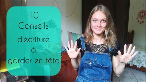 10 Conseils Décriture Youtube