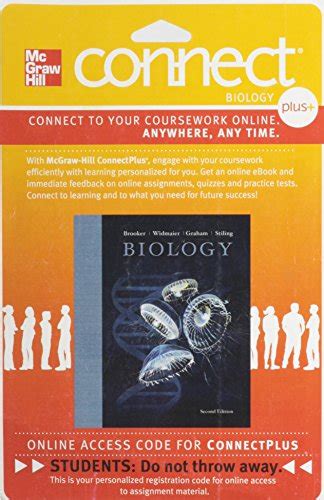 Volume 1 Connect Plus Access Card For Biology By Robert Brooker Goodreads