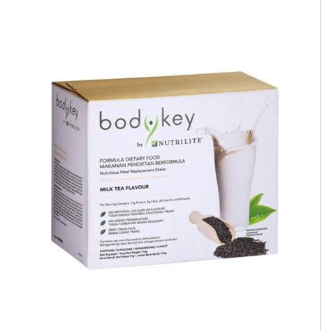 Bodykey By Nutrilite Meal Replacement Shake Milk Tea Shopee Singapore