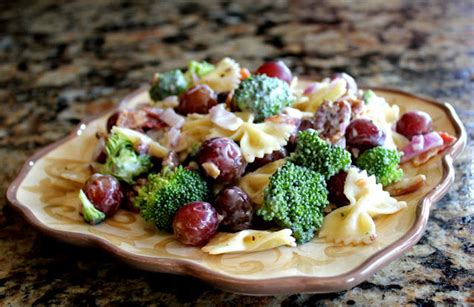 Sweet And Tangy Bacon Broccoli Pasta Salad Jamie Cooks It Up