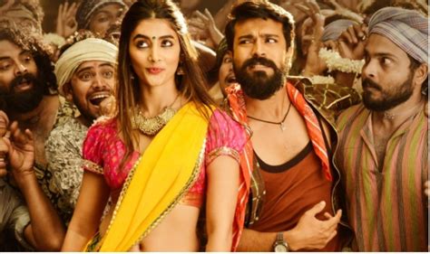 Rangasthalam Song Jigelu Rani: Ram Charan, Pooja Hegde's Energy Packed ...