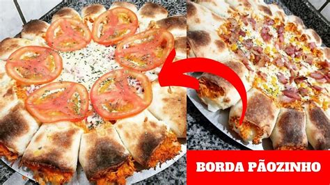 PIZZA BORDA PÃOZINHO RECEITA DE PIZZA BORDA RECHEADA Receitas