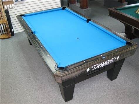 Diamond 8 Foot Pro Am Pool Table Charcoal Finish