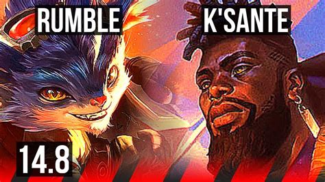 RUMBLE Vs K SANTE TOP 10 0 6 Legendary 600 Games KR Master