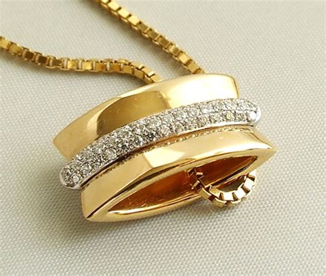 Gouden Collier En Hanger Met Diamanten Kopen Juwelier Christian