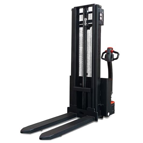 3 Meters Lifting Full Electric Pallet Stacker Walking Type Electric