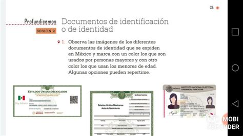 Sesion Documentos De Identificacion O De Identidad Youtube