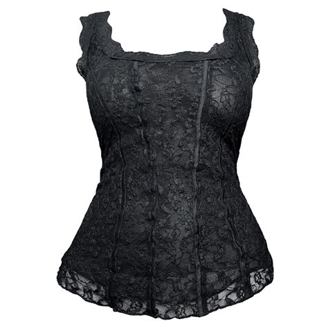 Grunge Mallgoth Tank Top Corset Style Sheer Depop