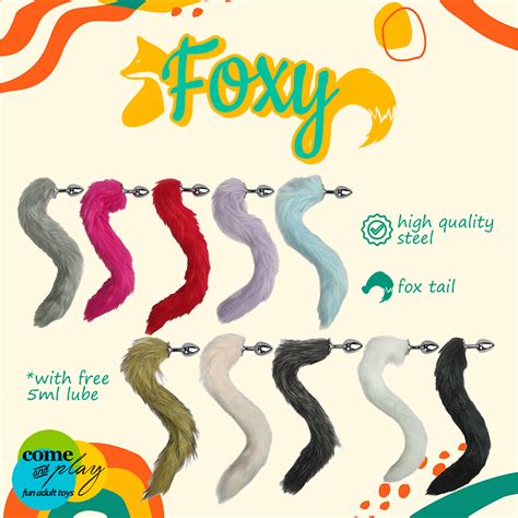 Foxy Anal Fox Tail Butt Plug Bdsm Adult Cosplay Sex Toys Shopee