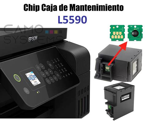 Chip Caja Mantenimiento Epson L5590 C9344 Camo Systems Peru