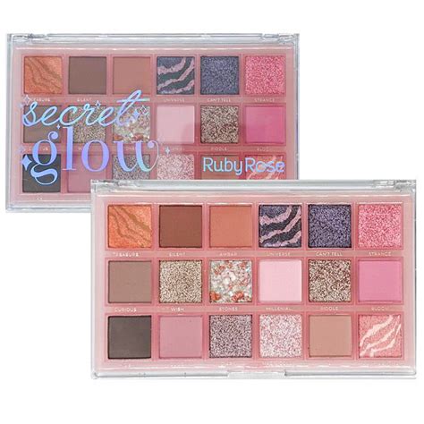 Paleta De Sombras Secret Glow Ruby Rose