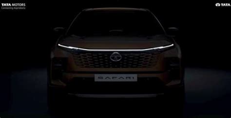 Tata Safari Facelift Teased Bookings Open On October 6 Myroadnews