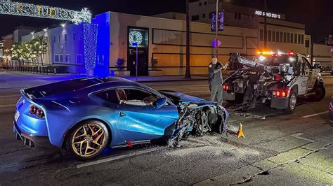 Michael B. Jordan's Ferrari 812 Superfast Crashed Into A Kia