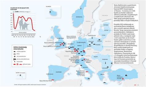 Wojsko USA w Europie Tu stacjonują Amerykanie MAPA Forsal pl