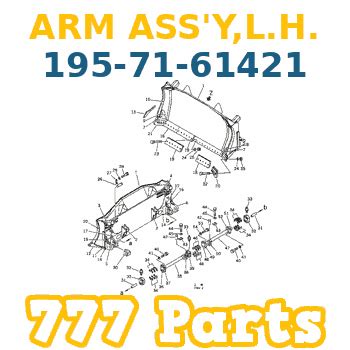 195 71 61421 Komatsu ARM ASS Y L H