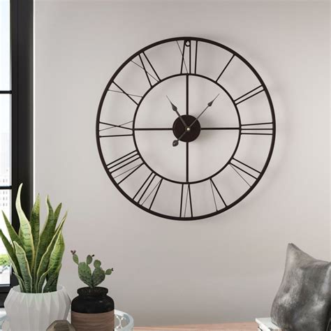 Betterton Metal Wall Clock Foter