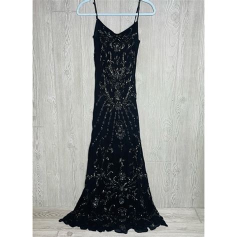 Sue Wong Dresses Vintage Sue Wong Nocturne Black Beaded Evening