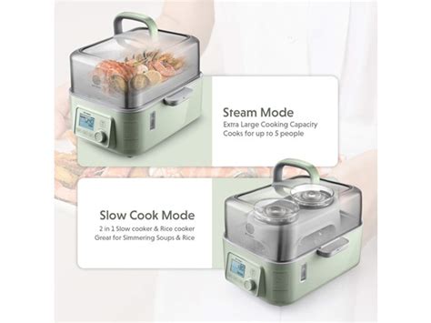 Buydeem 5 Quart Electric Food Steamer