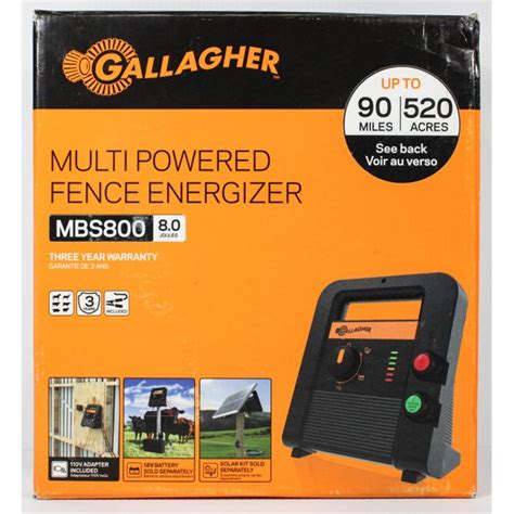 Gallagher Multi Powered Fence Energizer Msrp 550